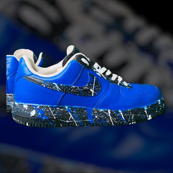 SOLD - Nike Air Force One Low Splatter Effect - Picture 4 of 11